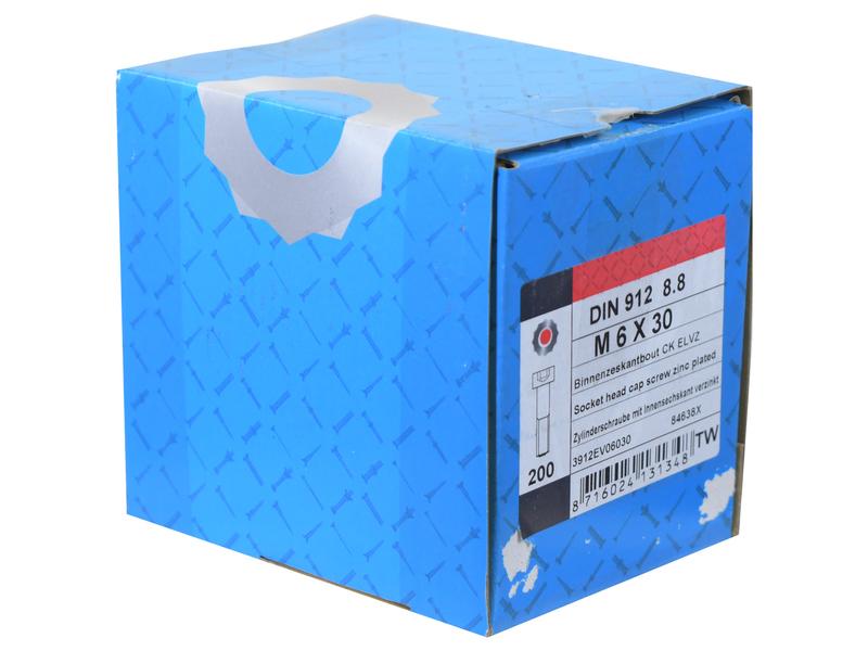Sparex Socket Capscrew, M6x30mm (DIN 912) | S.174697 - Product Image 2