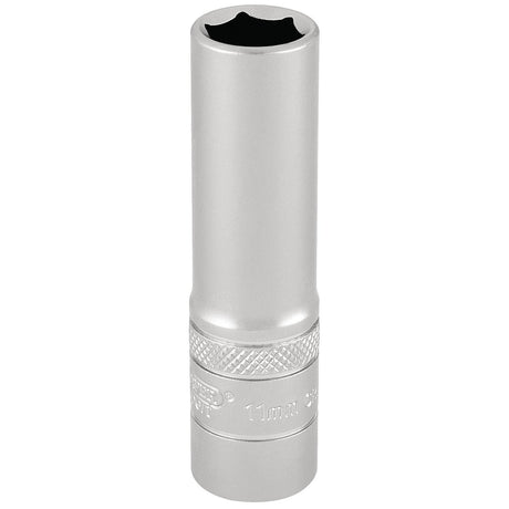 Draper Hi-Torq® 6 Point Deep Socket, 3/8" Sq. Dr., 11mm - DT-MM/MS - Farming Parts