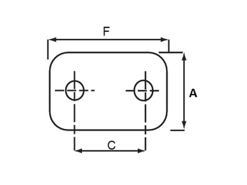 Sparex Single Clamp Top Plate Type 1 | S.178222 - Product Image 3