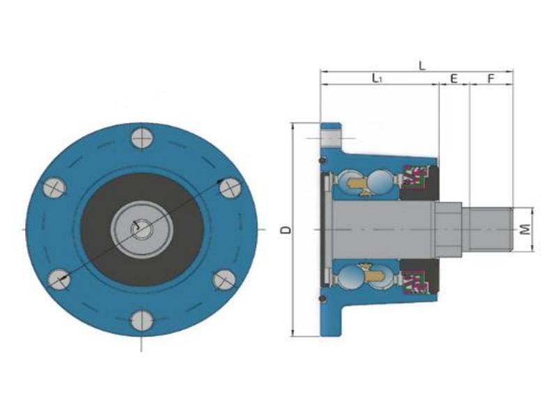 Sparex Disc Hub Bearing Assembly (BAA-0004) | S.179418 - Product Image 2