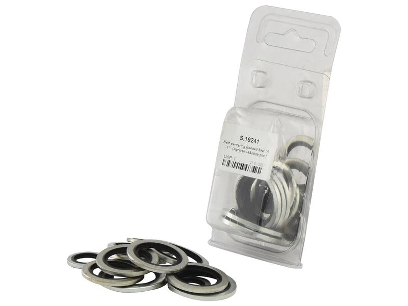 Agripak 14 pcs. Self-Centering Bonded Seal Set 1/2 - 1'' | S.19241