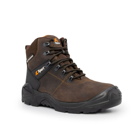 Xpert Typhoon Waterproof S3 Safety Boot Brown - Farming Parts