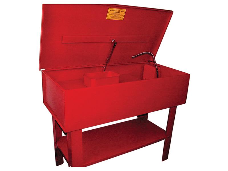 Parts Washer 40-Gallon Electric 230V with Fireproof Cover - Sparex Part S.20617