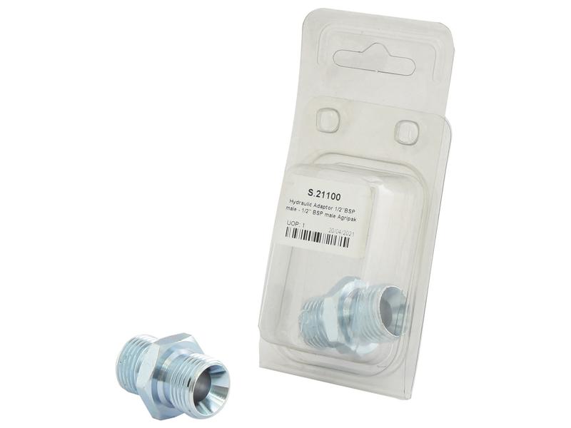 Agripak Hydraulic Adaptor 1/2'' BSP Male x 1/2'' BSP Male | S.21100