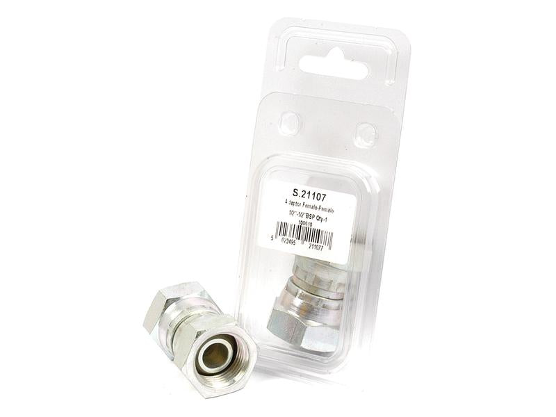 Agripak Hydraulic Adaptor 1/2'' BSP Swivel Female x 1/2'' BSP Swivel Female | S.21107