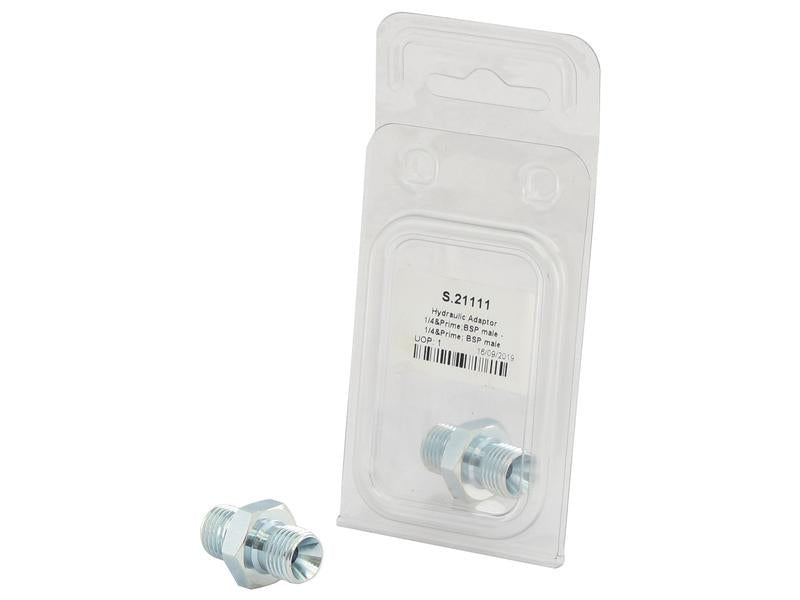 Agripak Hydraulic Adaptor 1/4'' BSP Male x 1/4'' BSP Male | S.21111