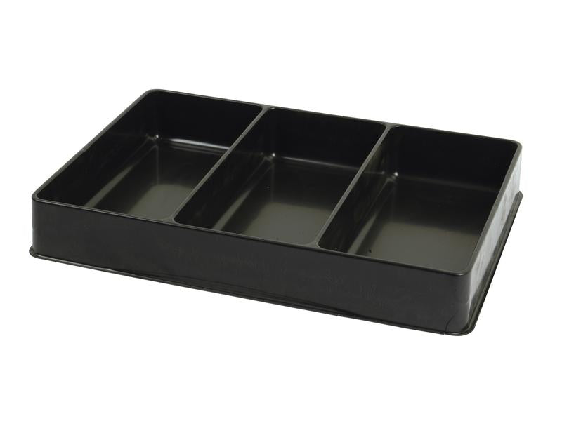 3 Compartment Tray 330 x 50 x 230mm, Durable Plastic Storage | S.2135