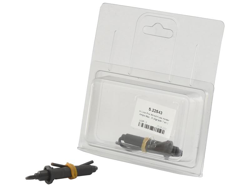 Sparex Agripak In-Line Pre-Wired Fuse Holder 5A Circuit Protection | S.22543