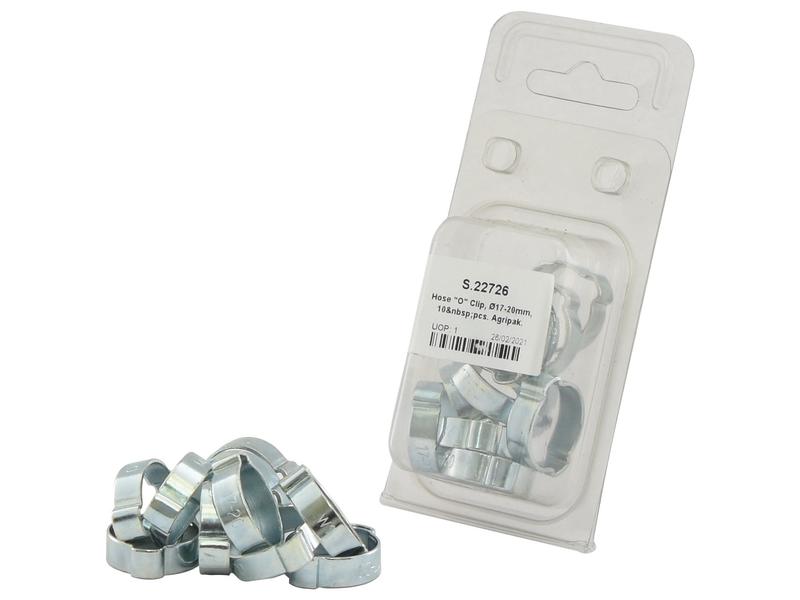 Agripak 10 pcs. Ear Clips Ø17-20mm for Towing & Hose Clips | S.22726