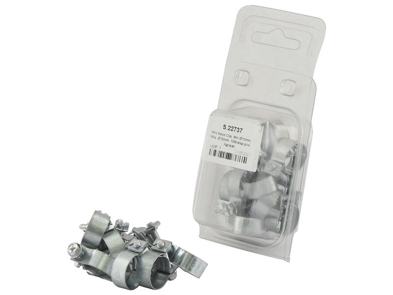 Sparex Agripak 10 pcs Mini Clip 1415mm Secure Hose Fastener | S.22737