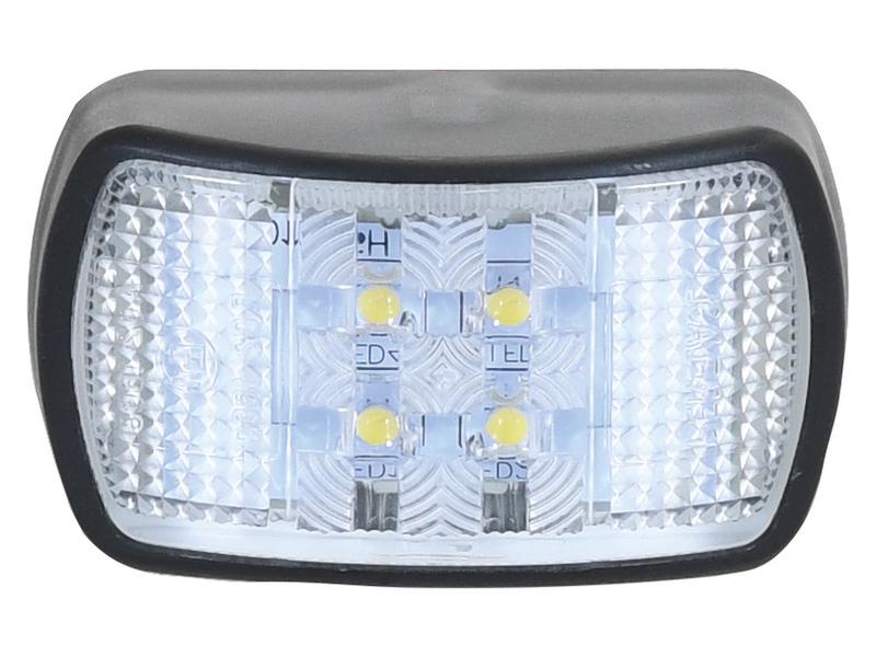 Sparex LED Front Marker Light RH & LH 12-24V IP67 Clear Lens | S.23167