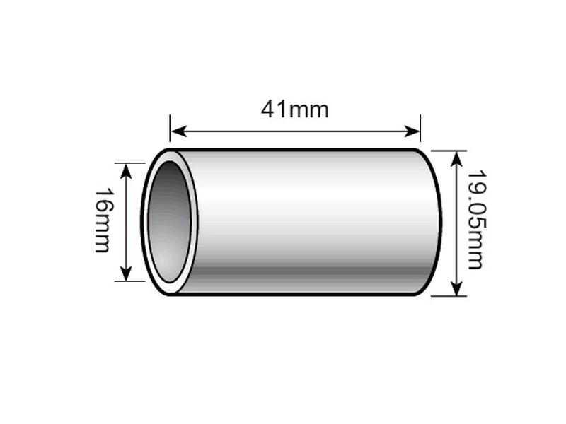 Top Link Conversion Bush Cat. 1 to 0 (Ø19 to 16mm), Overall Length 41mm, - S.23366