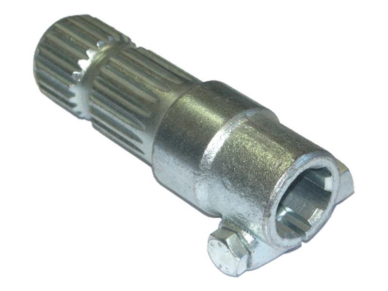 PTO Adaptor - Female spline 1 3/8'' - 6 x Male spline 1 3/4'' - 20 with Clamp Bolt. - Sparex Part No. S.23748