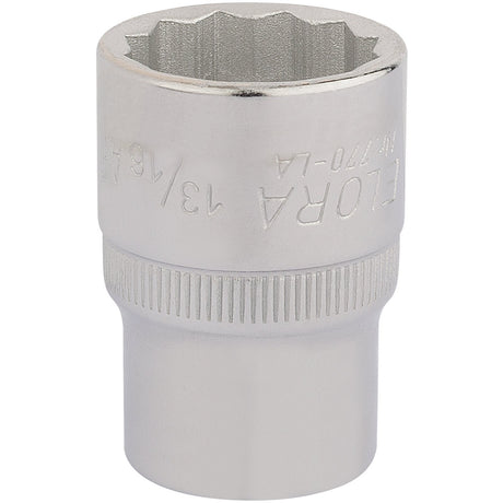 Draper Elora Bi-Hexagon Socket, 1/2" Sq. Dr., 13/16" - 770-LA 13/16 - Farming Parts