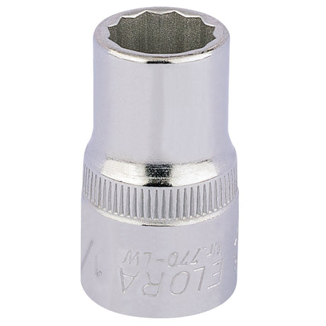 Draper Elora Whitworth Bi-Hexagon Socket, 1/2" Sq. Dr., 1/4" - 770-LW 1/4 - Farming Parts