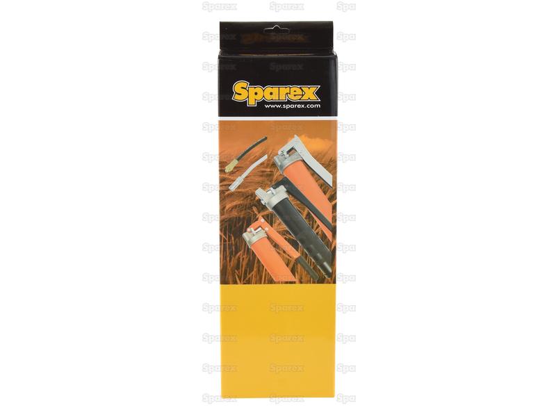 Sparex Grease Gun (Premium Duty) supplied with high pressure flexible and rigid tubes - 400gm (14oz) Cartridge, 500cc Bulk Fill | S.25452 - Product Image 4
