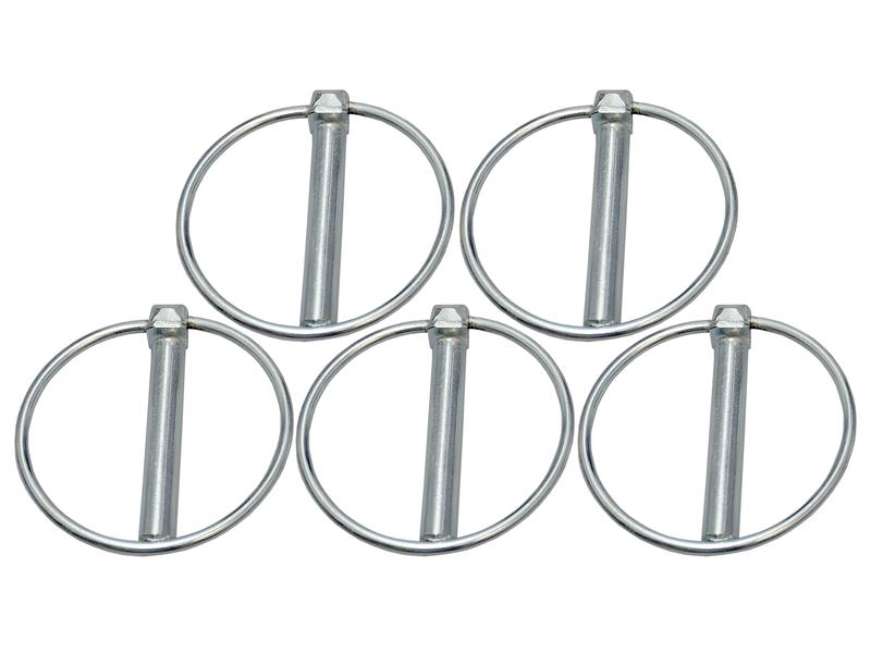 Sparex Agripak 5 pcs. Round Linch Pin 9mm x 57mm | S.25703 - Product Image 2
