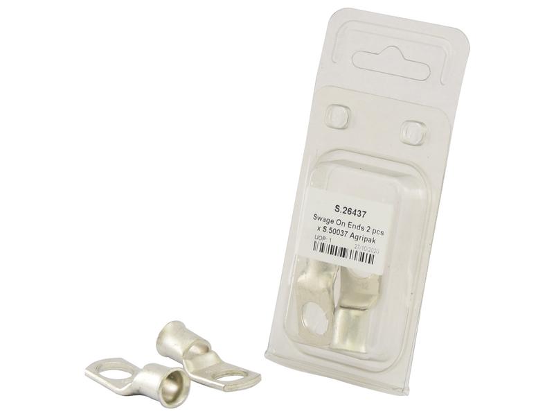 Sparex Swage On Ring Terminal 50x10mm 13mm Eye Connector | S.26437