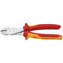 Knipex 74 06 200 Sb Vde Insulated High Leverage Diagonal Cutter, 200Mm | 74 06 200 Sb