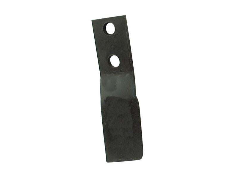 Rotavator Blade Twisted LH 50x12 MM Height: 202 Mm. Hole Centres: 50 Mm. Hole Ø: 16.5 Mm. Replacement for Celli to Fit as: 422631 - Sparex Part S.27437