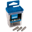 Draper Tx-Star® Long Insert Bits In Plastic Storage Case, T30 X 25mm (Pack Of 20) - TX30/20TTC/C - Farming Parts