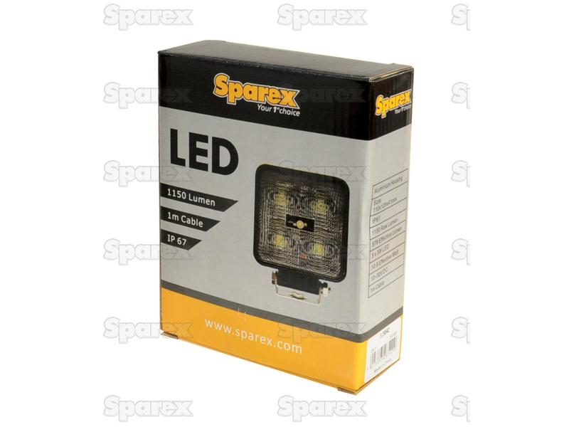 Sparex LED Work Light 1800 Lumens Flood Beam 10-30V | S.28542