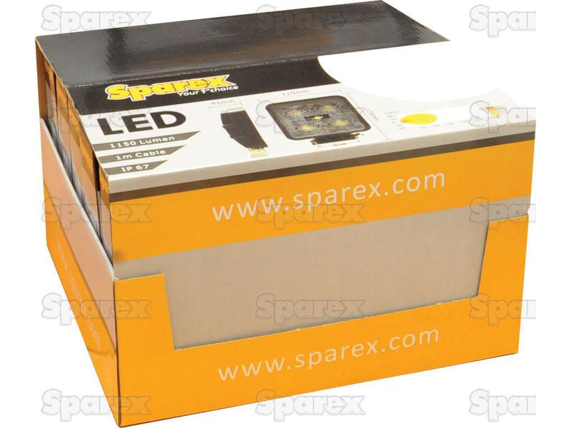 Sparex LED Work Light 1800 Lumens Flood Beam 10-30V | S.28542
