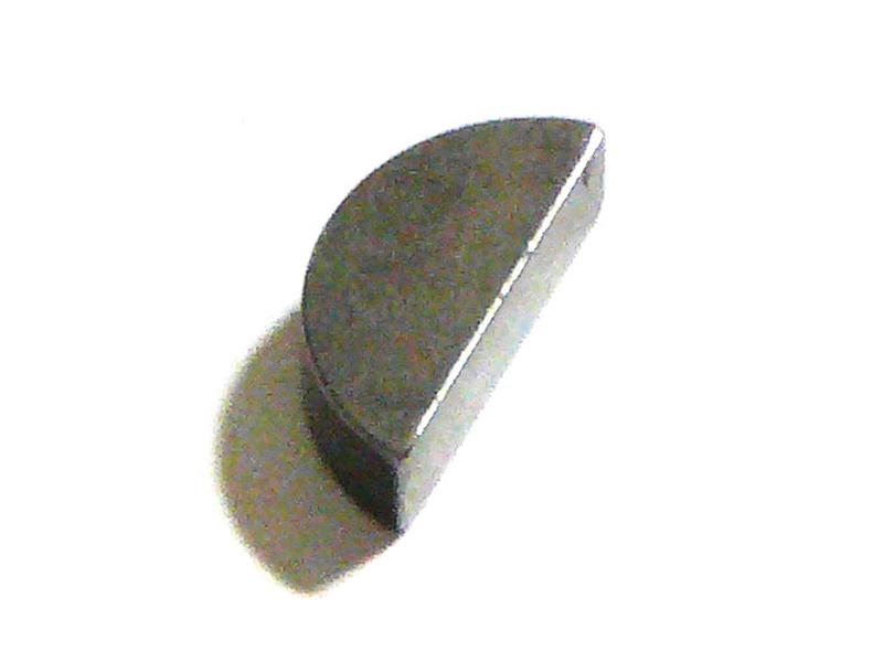 Imperial Woodruff Key 1/4x7/8in DIN 6888 Steel Precision - Sparex Part S.2915