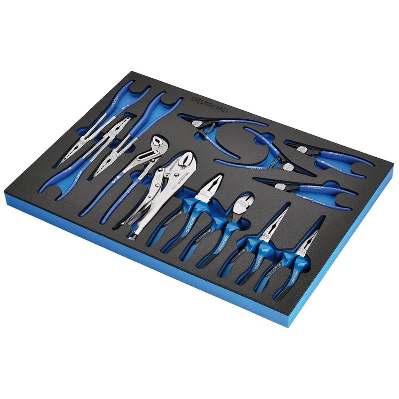 BUNKER® Pliers Set in EVA Foam Inlay (13 Piece) - DELTACH-561007 - DR-29582