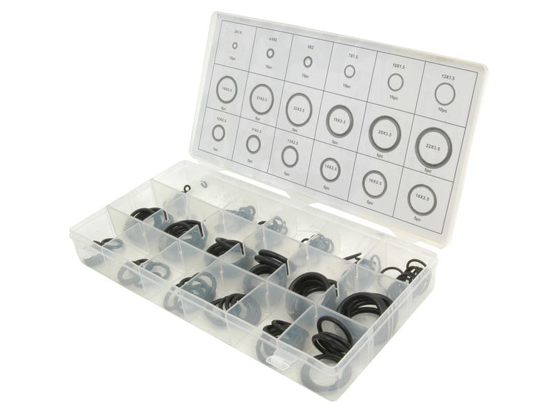 Sparex O Ring Assortment Pack 125pcs Durable Nitrile Seal Set | S.29899