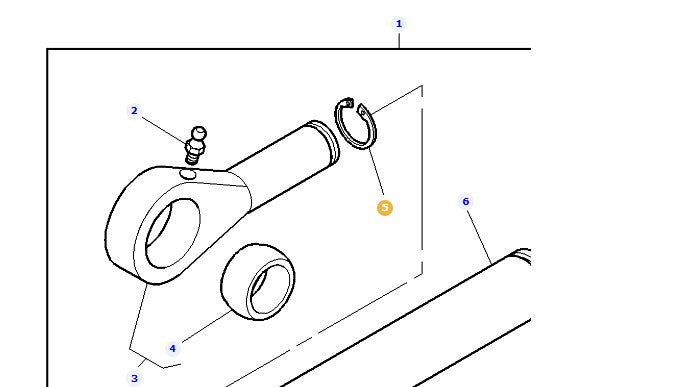 *SPECIAL PRICE* - Circlip - AGCO OEM Part 3006725X1 for Massey Ferguson Tractors