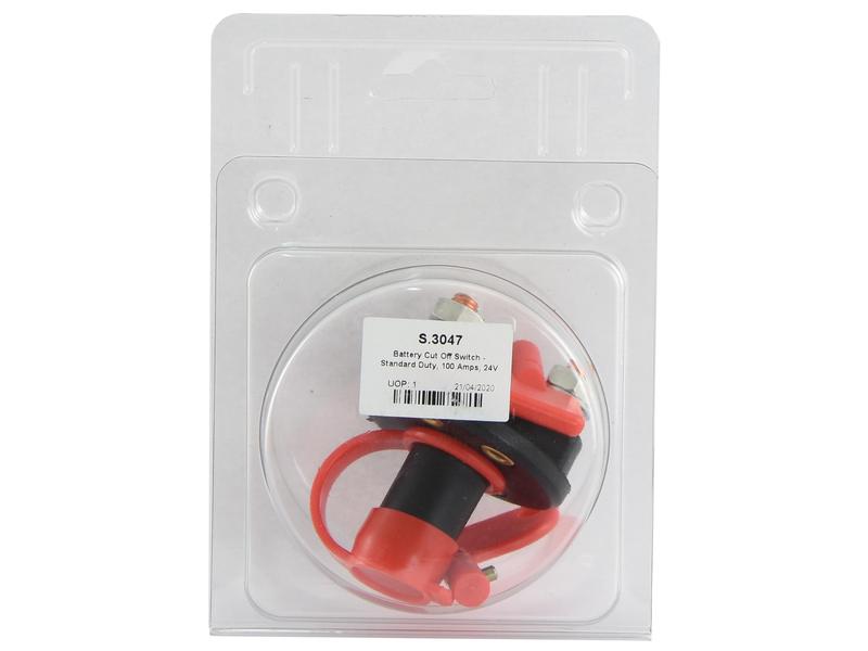 Sparex Agripak Battery Cut Off Switch - Standard Duty 100 Amps, 12-24V | S.3047 - Product Image 2