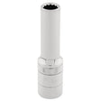 Draper Hi-Torq® 12 Point Deep Socket, 3/8" Sq. Dr., 8mm - DT-MM/B - Farming Parts