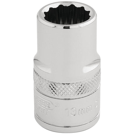 Draper Hi-Torq&#174; 12 Point Socket, 1/2" Sq. Dr., 13mm - H-MM/B - Farming Parts