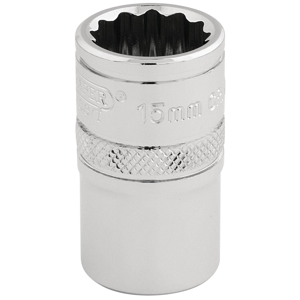 Draper Hi-Torq® 12 Point Socket, 1/2" Sq. Dr., 15mm - H-MM/B - Farming Parts