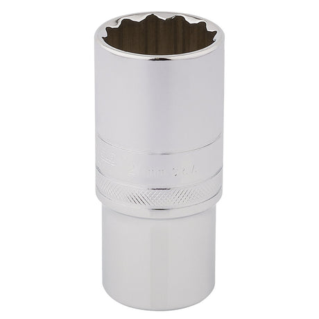 Draper Hi-Torq&#174; 12 Point Deep Socket, 1/2" Sq. Dr., 27mm - HT-MM/B - Farming Parts