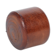 A small, cylindrical block of wood with a smooth, polished surface and a circular grain pattern on the top, ideal for professional use or as a replacement piece for Sealey's Rawhide Hammer Face for CRF35 - 342/14R.