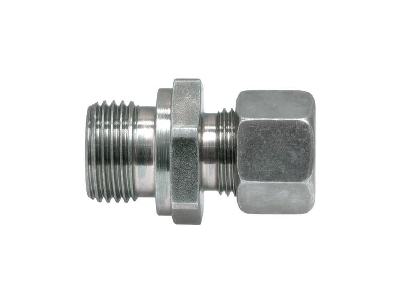 Hydraulic Metal Pipe Stud coupling 15L - M22x 1.5 - Sparex Part No. S.34301