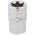 Draper Tx-Star&#174; Socket, 1/2" Sq. Dr., E20 - TS12/B - Farming Parts