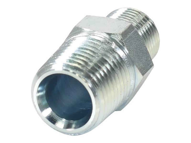 Sparex Hydraulic Adaptor 3/8'' NPTF Male x 1/2'' NPTF Male | S.35065 - Product Image 2