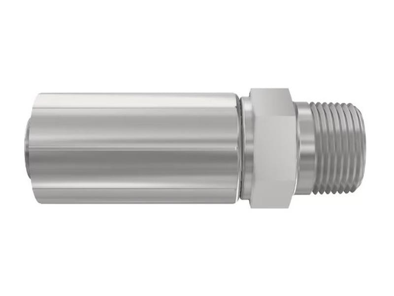 Parker NPTF Hose Insert 3/8in X 1/2'' - 14TPI Male Straight Taper - Sparex Part S.3510806
