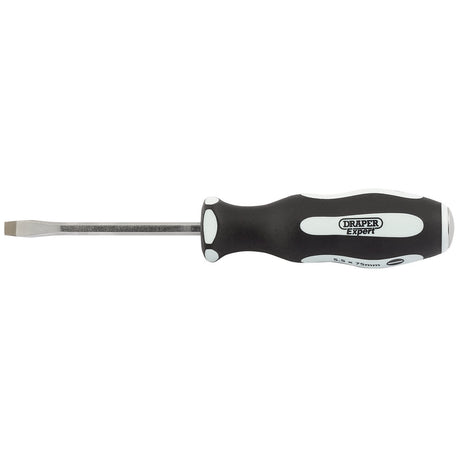 Draper Pound Thru' Plain Slot Soft Grip Screwdriver, 10 X 250mm - 996/PT - Farming Parts