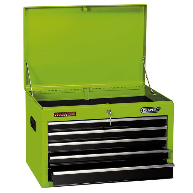 Draper Tool Chest, 5 Drawer, 26", Green - TC5D/G - Farming Parts