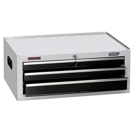 Draper Intermediate Tool Chest, 3 Drawer, 26", White - TIC3D/W - Farming Parts