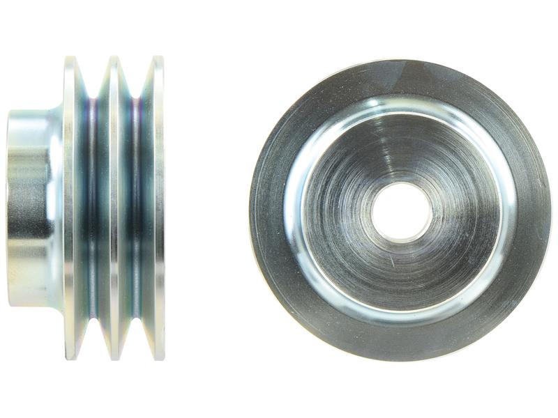 Sparex Alternator Pulley 92mm OD Double Groove Steel Design | S.35915