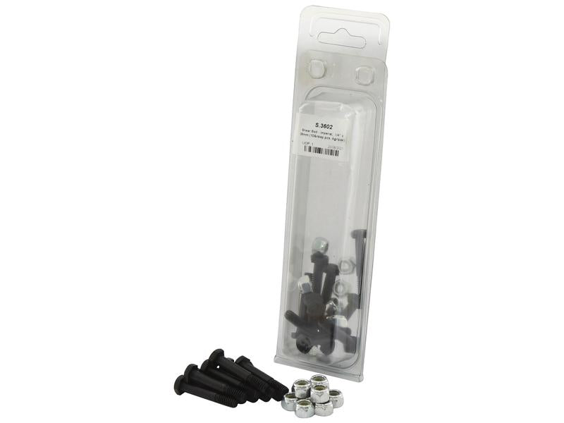 Agripak Shear Bolt Set 1/4"x38mm for Baler Safety Use | S.3602