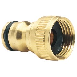 Draper Brass Garden Hose Tap Connector, 1/2" - GWB1/H - Farming Parts