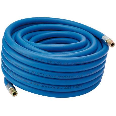 Draper Air Line Hose, 15M, 1/4"/6mm Bore, 1/4" Bsp - AH15M6 - Farming Parts