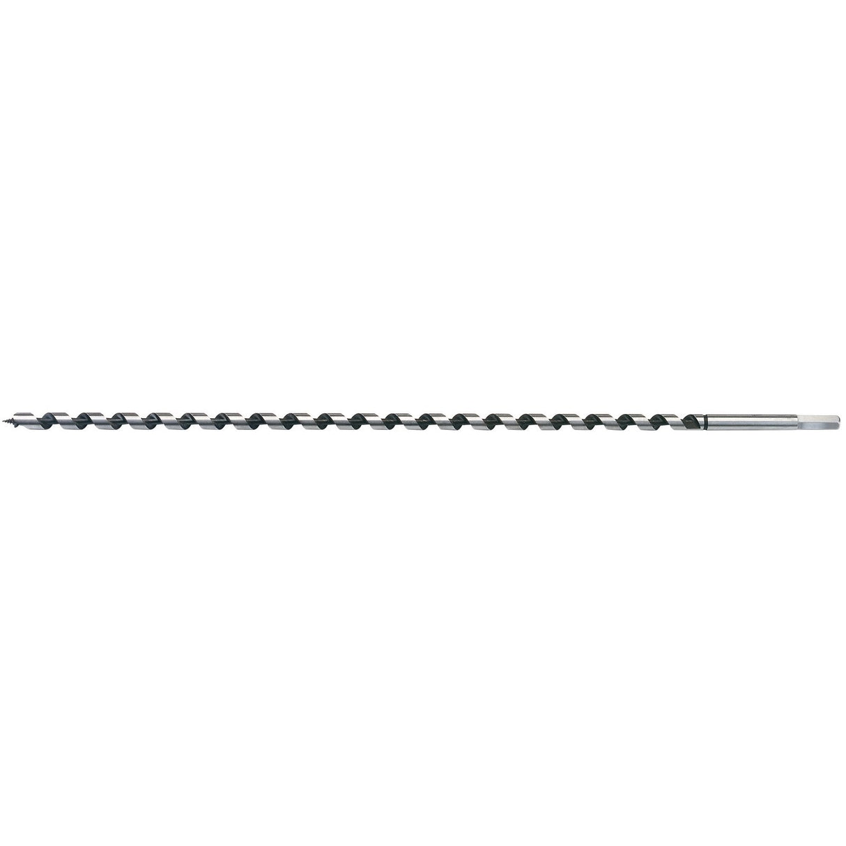 The Draper Extra Long Pattern Auger Bit, model AB4XL, is a 12 X 600mm drill bit featuring a precision-machined, sharp spur tip with a cylindrical shank.