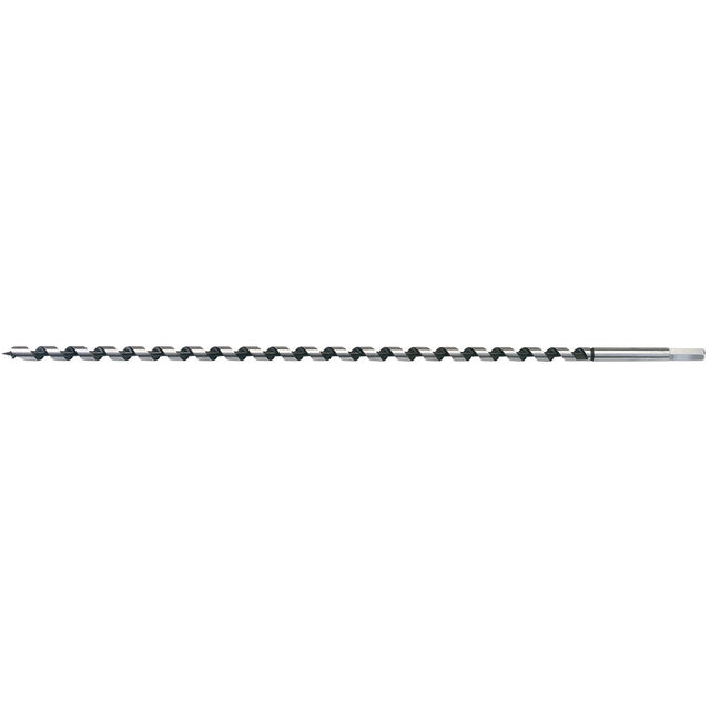 The Draper Extra Long Pattern Auger Bit, model AB4XL, is a 12 X 600mm drill bit featuring a precision-machined, sharp spur tip with a cylindrical shank.